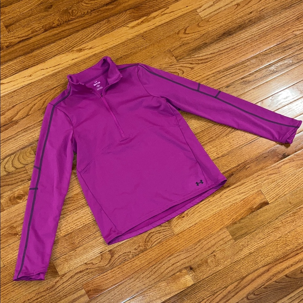 Under Armour Magenta Long Sleeve Top